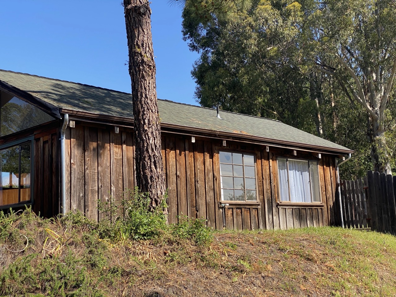 Back of cottage